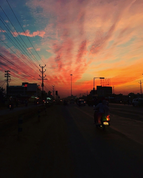 sky and cloud