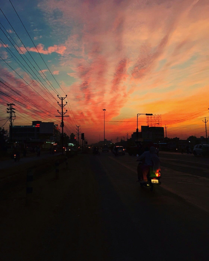 sky and cloud