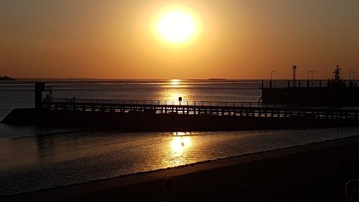 Sonnenuntergang Küste
