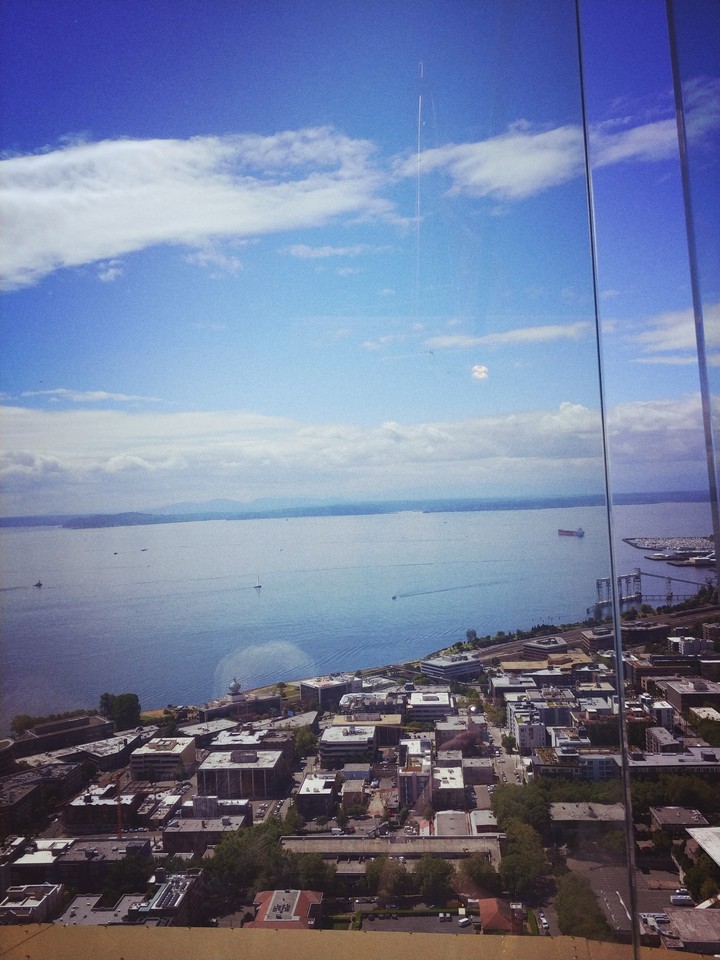 from up high