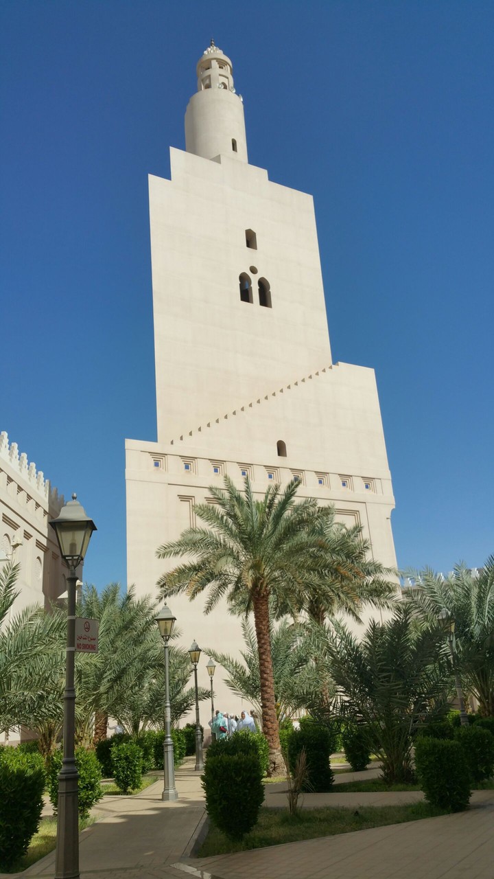 A minaret in Saudi Arabia