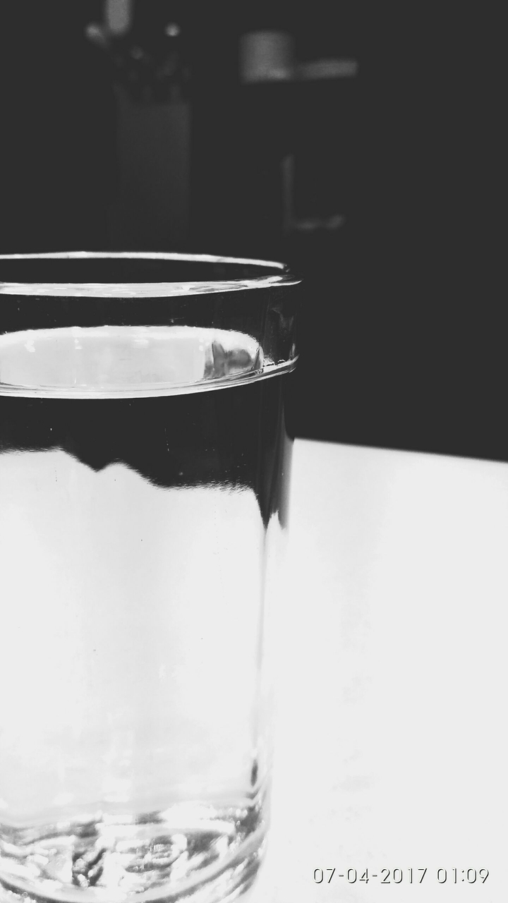glass of water