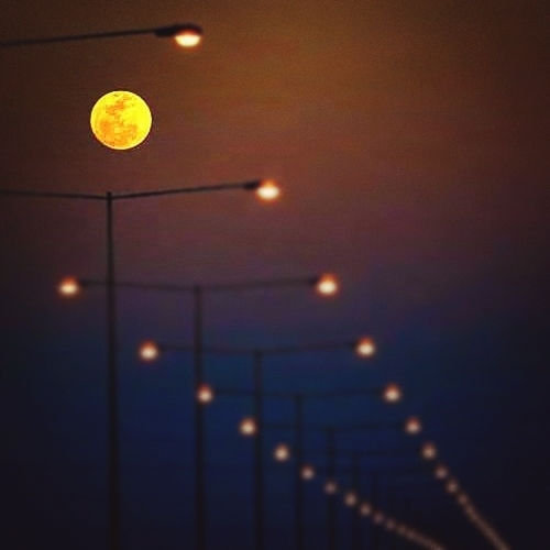 moon in the way