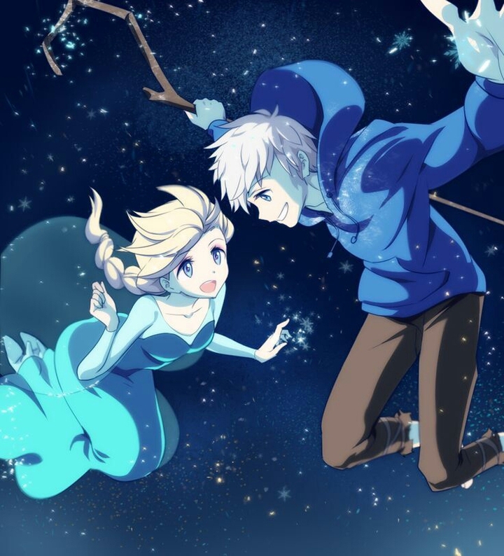 Elsa x Jack frost