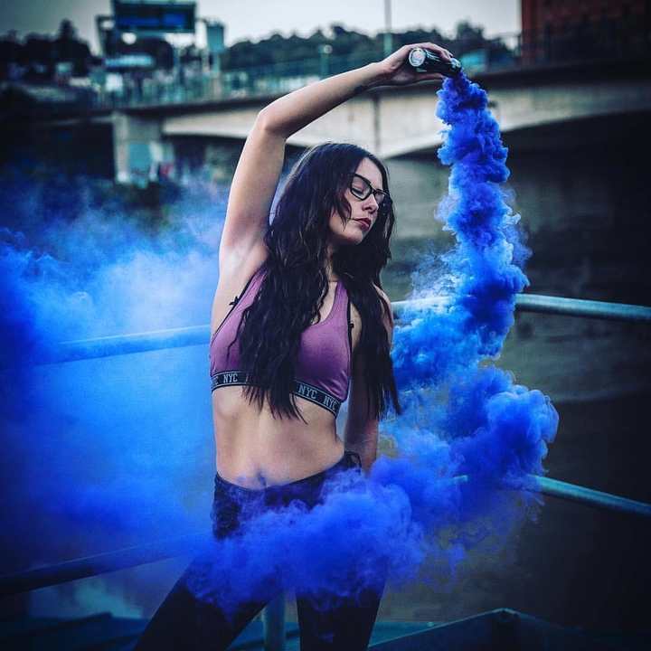 blue smoke