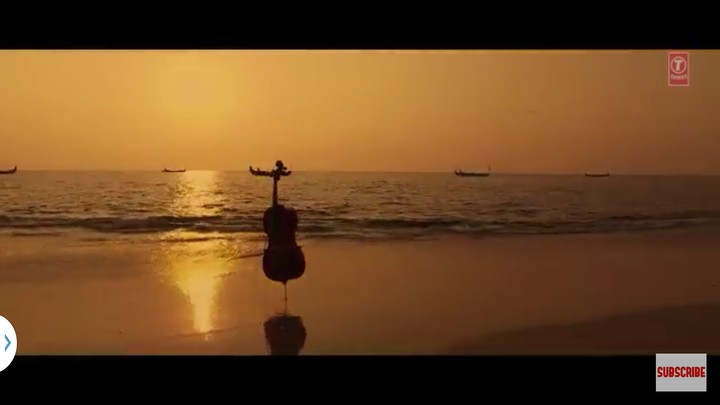 guitar at beach