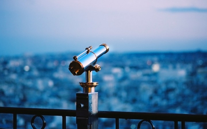 Telescope City Evening Form Structure