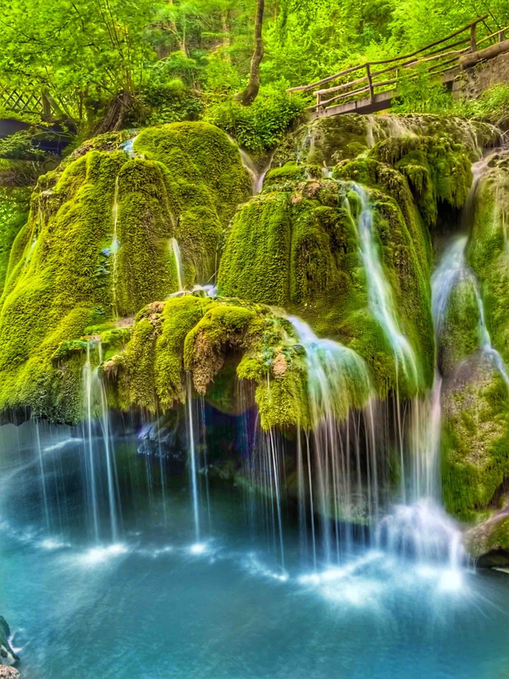 Cascada Bigar waterfalls in Romania