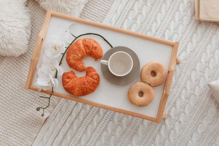 Donuts, Croissant & Orchid