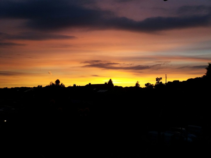 colorful sunset