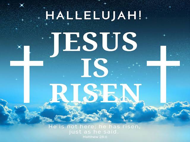 Jesus is risen