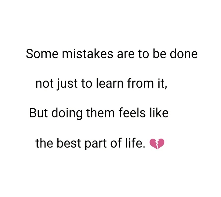 mistakes