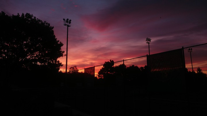 The moment that sun comes up