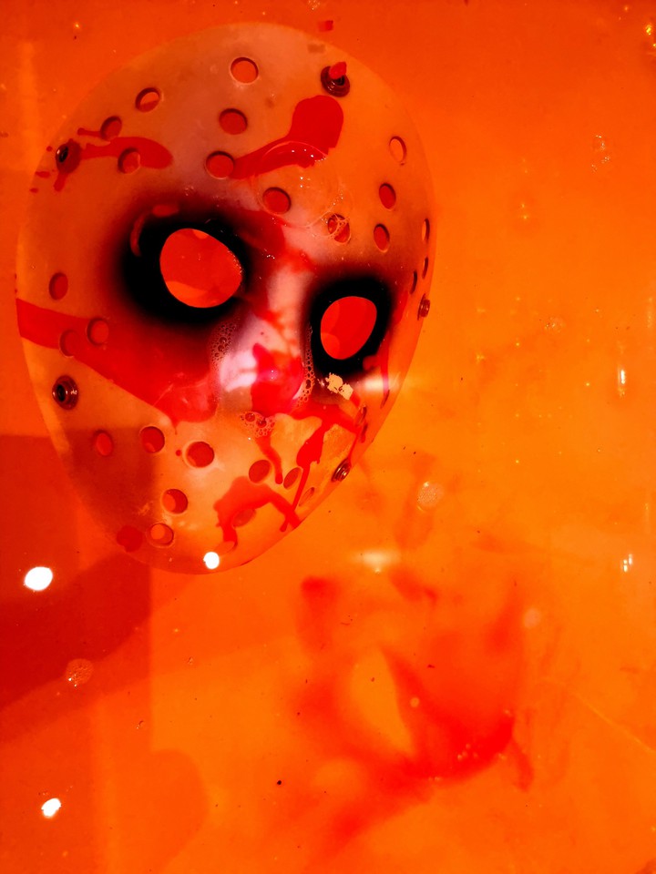 Jason takes  a Bath