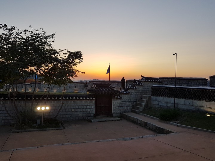 Sunset at Suwon