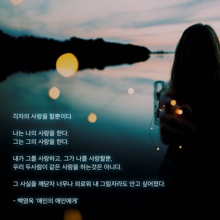 백영옥 '애인의 애인에게'