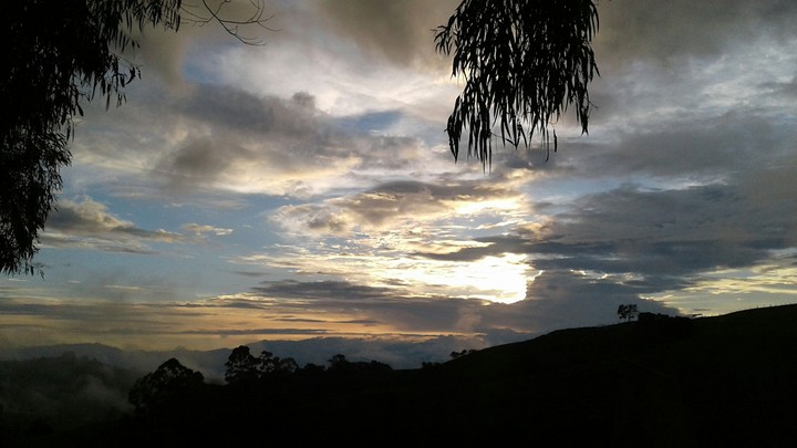 El atardecer