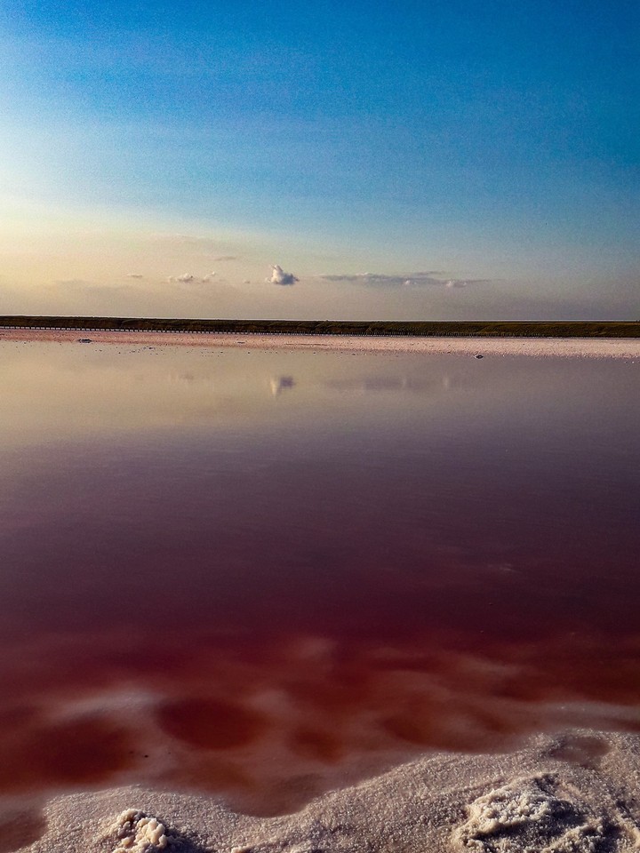 pink lake