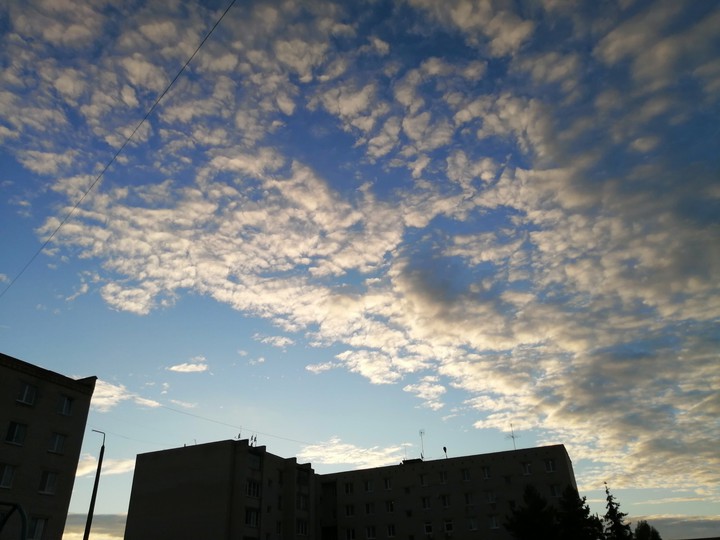 небо