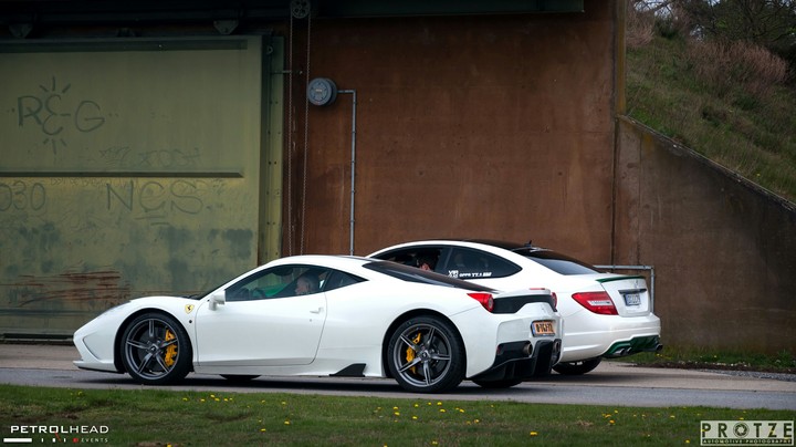 ferrari and benz