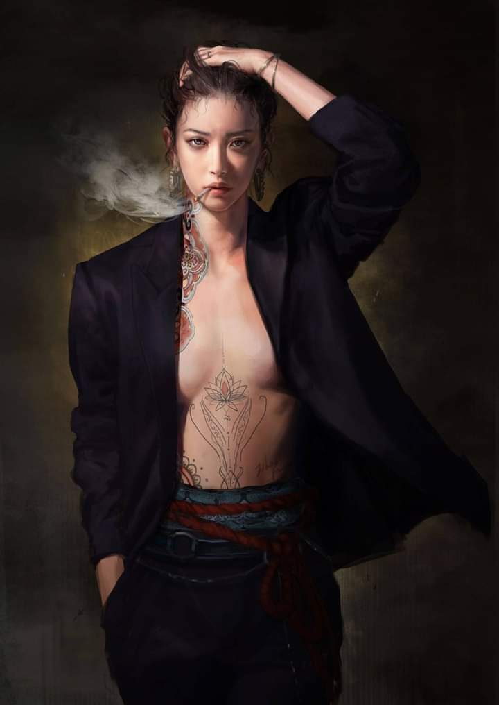 rough woman