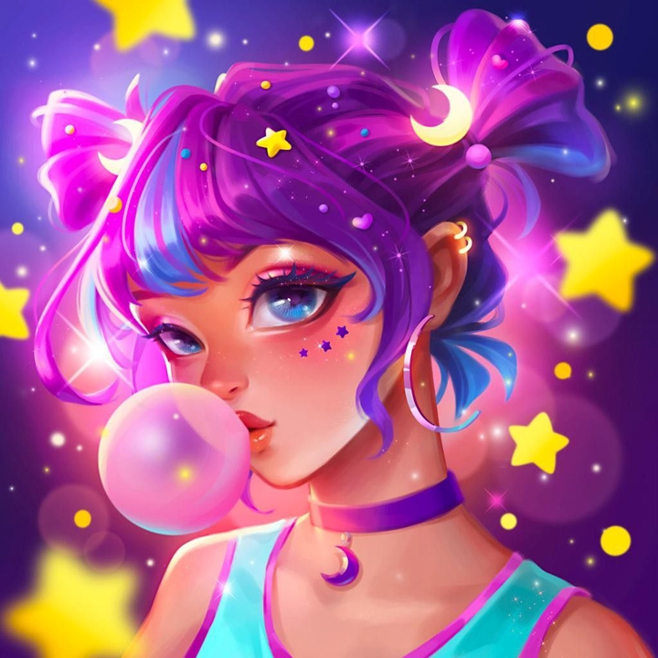 Bubblegum girl