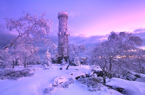 Winter tower