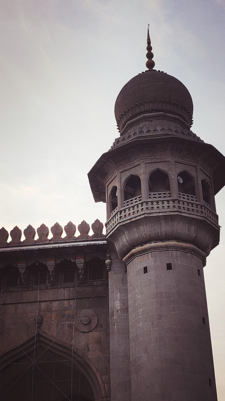 The minarets is the biggest one in Hyderabad