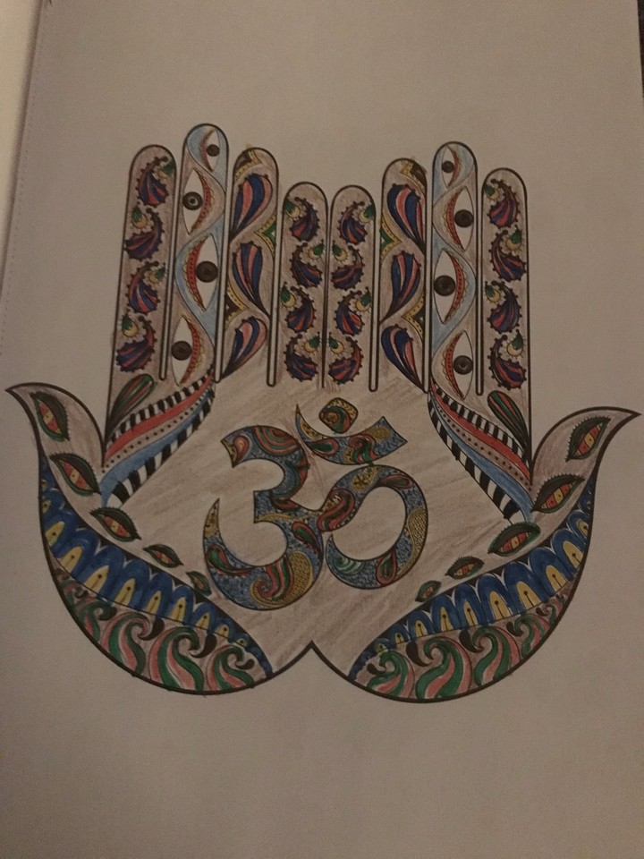 selbst gemalt, ausgemalt