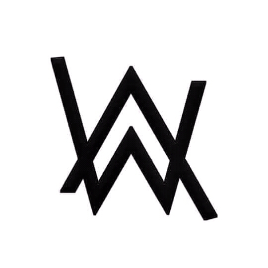 Alan Walker black sign