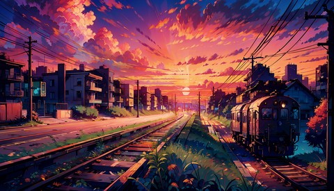 sfondi atmosphere, train