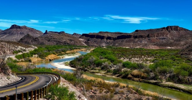 Rio Grande, Big-Bend-Nationalpark, Texas,USA