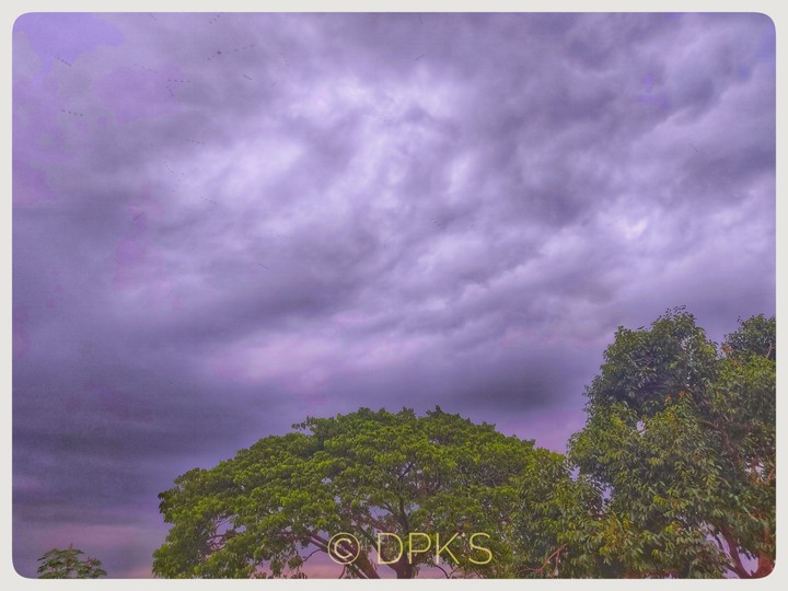 Cloudy evening