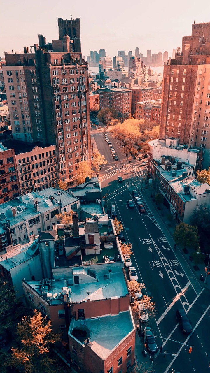 aerial city