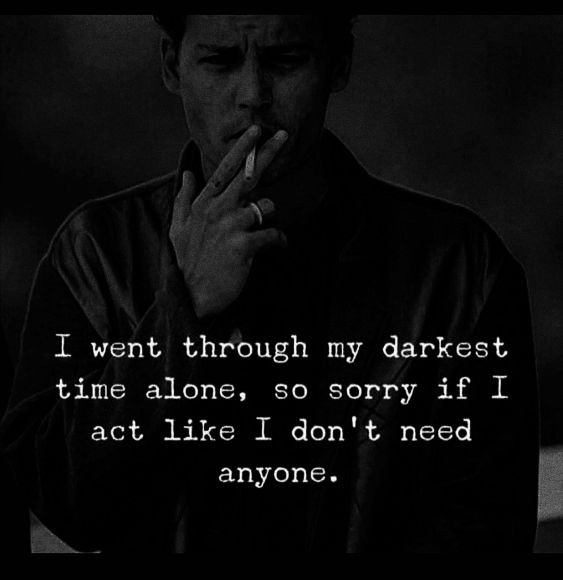 #alone