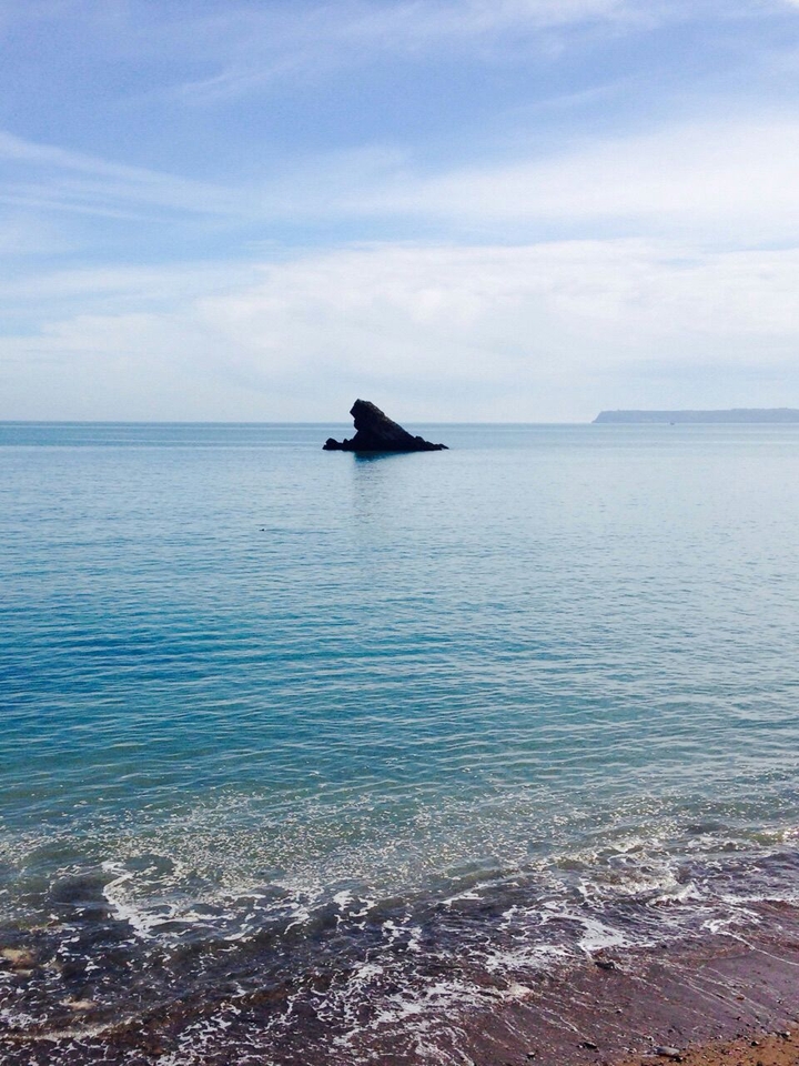 Rock in the sea