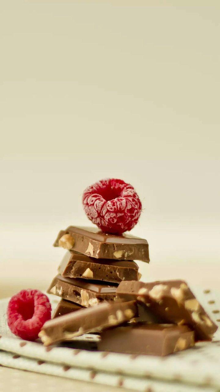 chocolate and raspberry