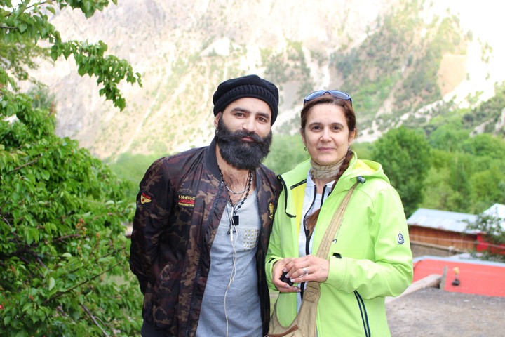taria seem Italian visiting to kpk pakistan