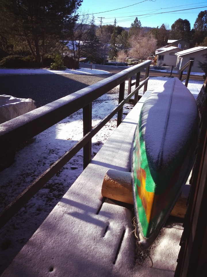 Cold Winter morning in California