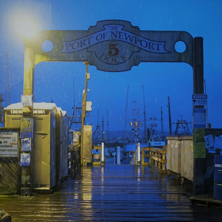 rainy dock