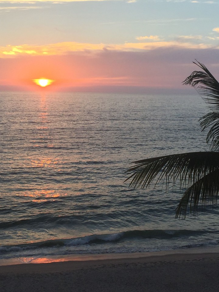 Sunset on the water