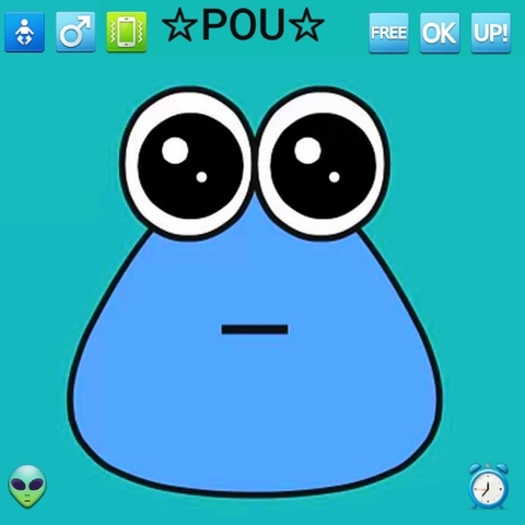 רקעים pou, line