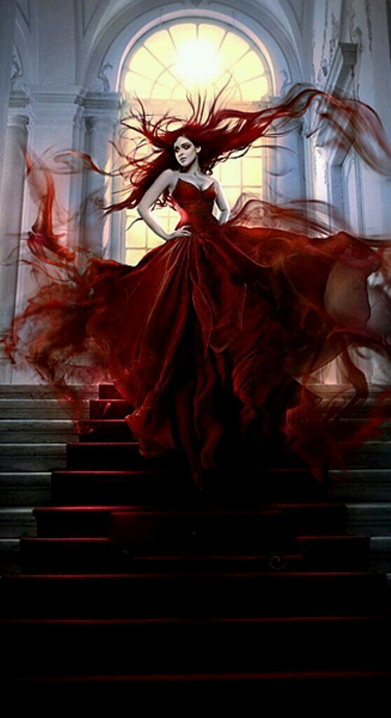 Lady red