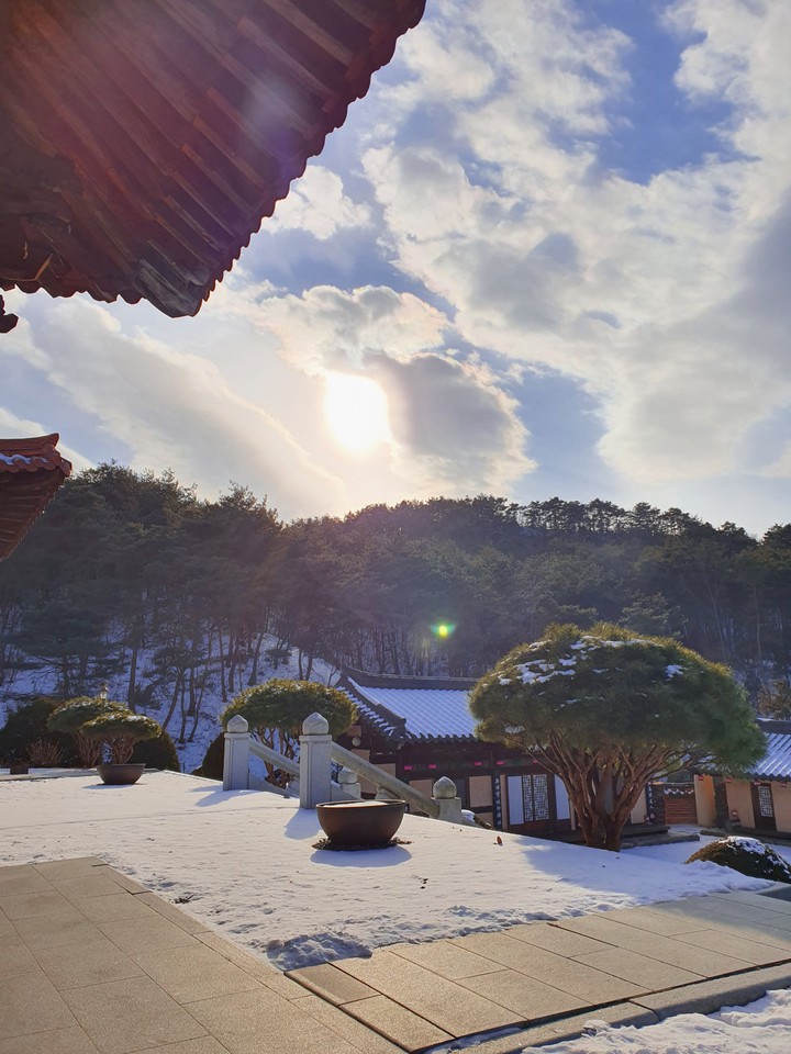 after snow