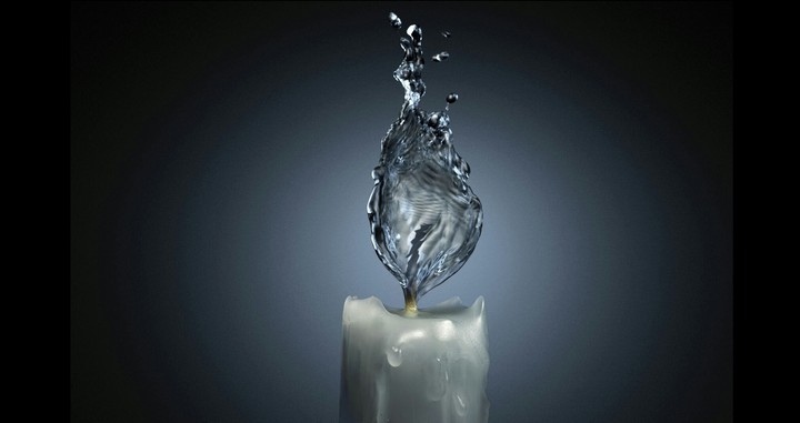 flame of water