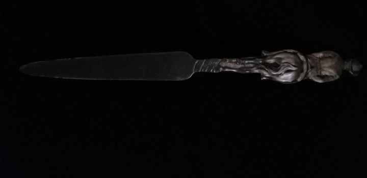 Teddy Rosevet Silver letter opener