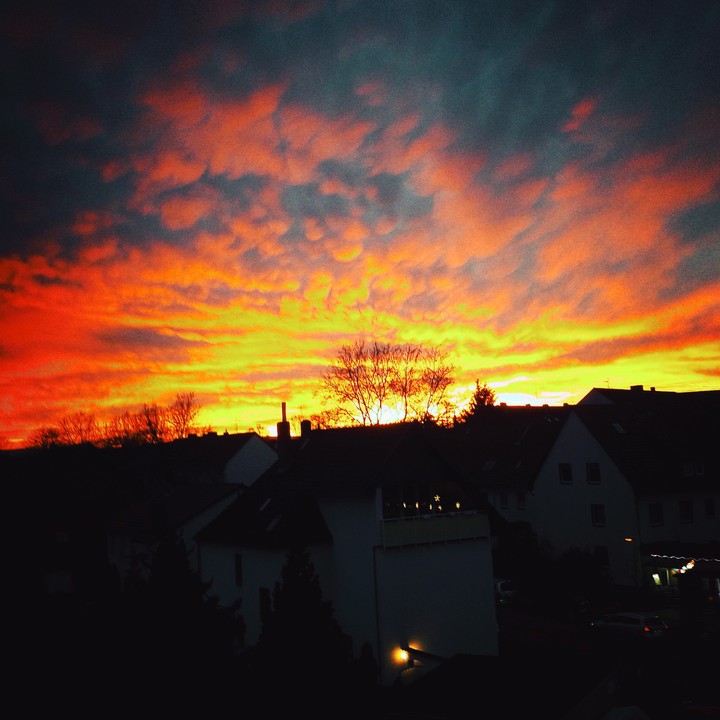 as the Sun goes down