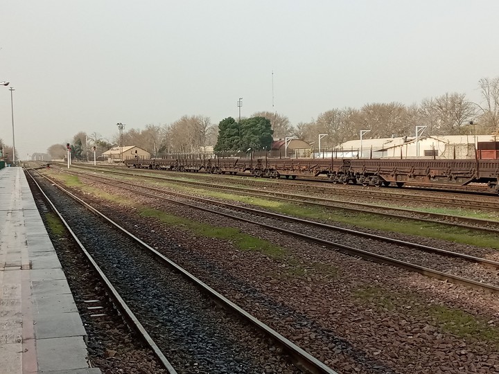 Train station.