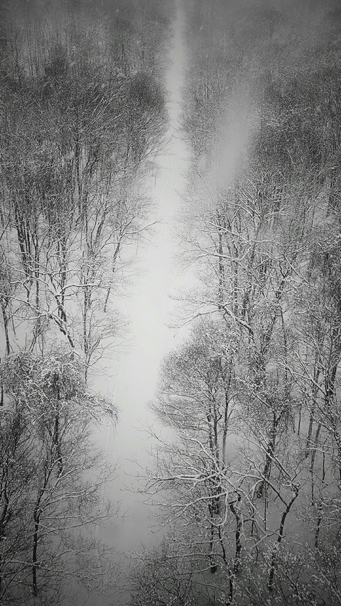 snow road