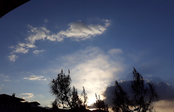 sunset and clouds